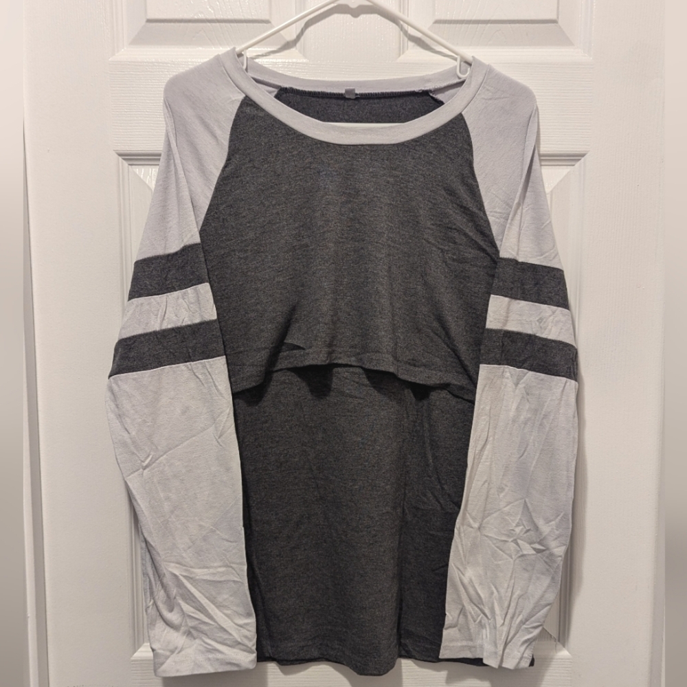 Long-Sleeved Nursing Tee